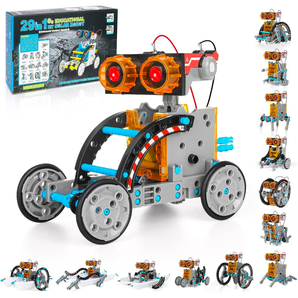 Robot de juguete solar 29 en 1