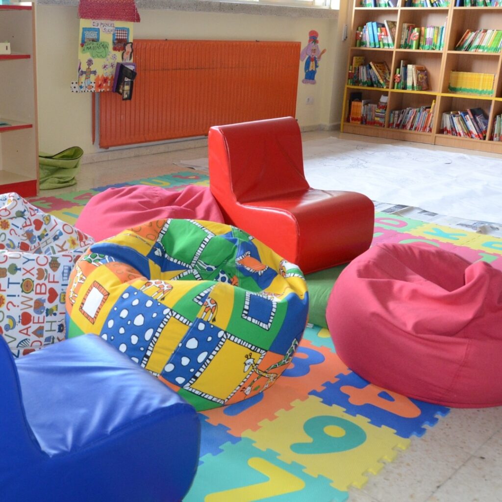 zonas colaborativas en salones de clases innovadores